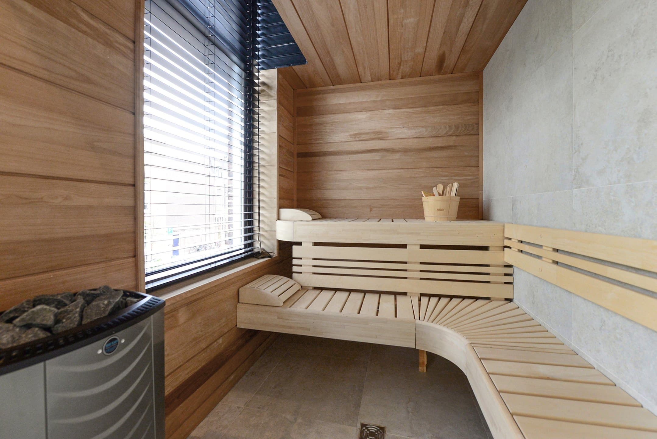 Sauna in de badkamer, Den Haag